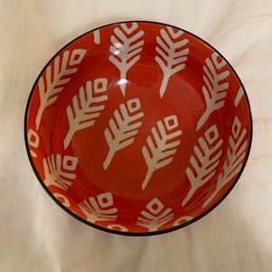 West Elm Patterned Serving Bowl
